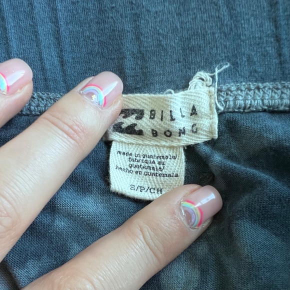 Billabong Tie Dye Blue/Back Midi Skirt - Size Small - Picture 5 of 9